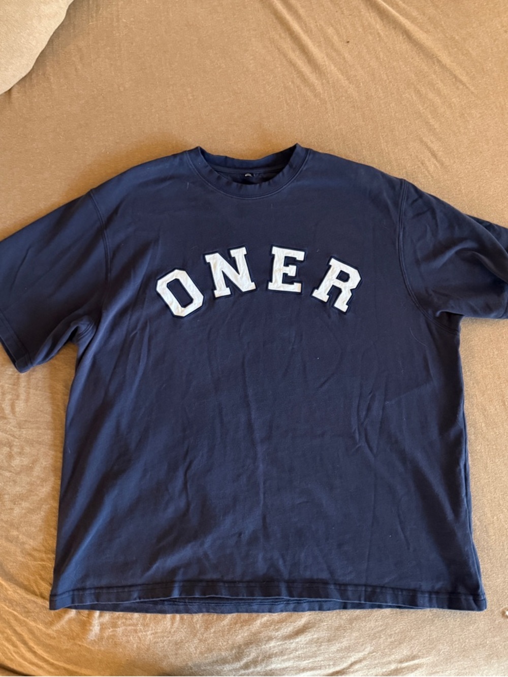 Oner Active Navy Short-Sleeve Tee with White Lettering